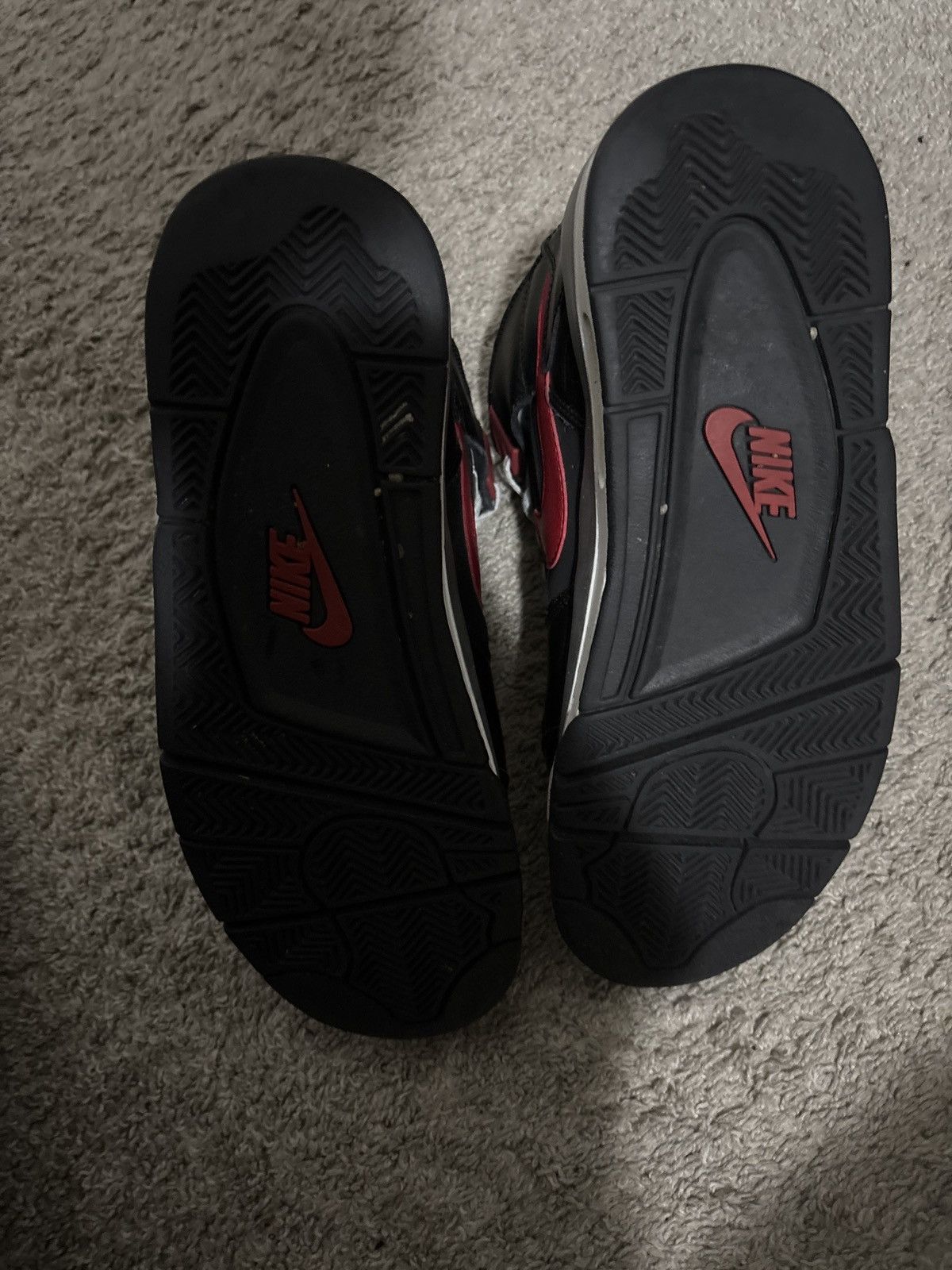 Nike black and red nike air flight Size US 10 / EU 43 - 6 Thumbnail