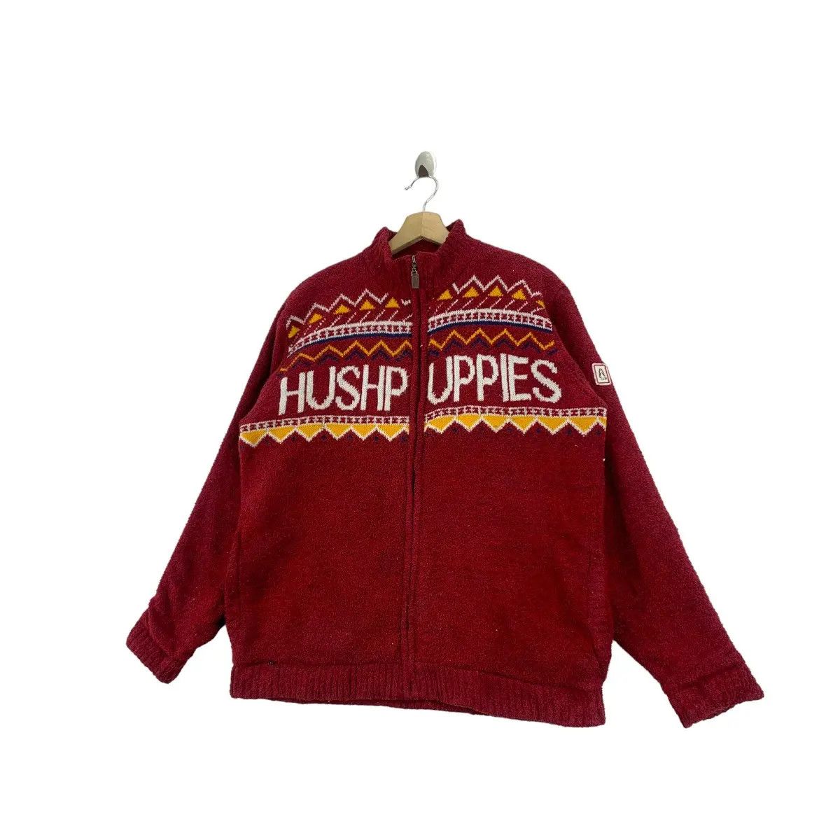 Hush Puppies Vtg HUSH PUPPIES KNITWEAR Deep Pile Sherpa Fleece Jacket Size L / US 10 / IT 46 - 4 Thumbnail