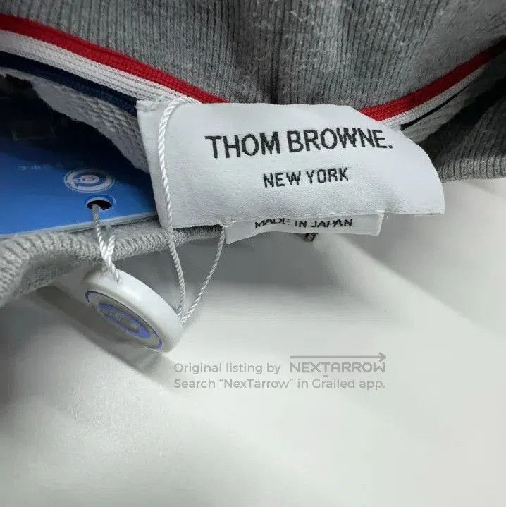 Thom Browne Thom Browne Navy Striped Sports Pants for Men. Size US 30 / EU 46 - 1 Thumbnail