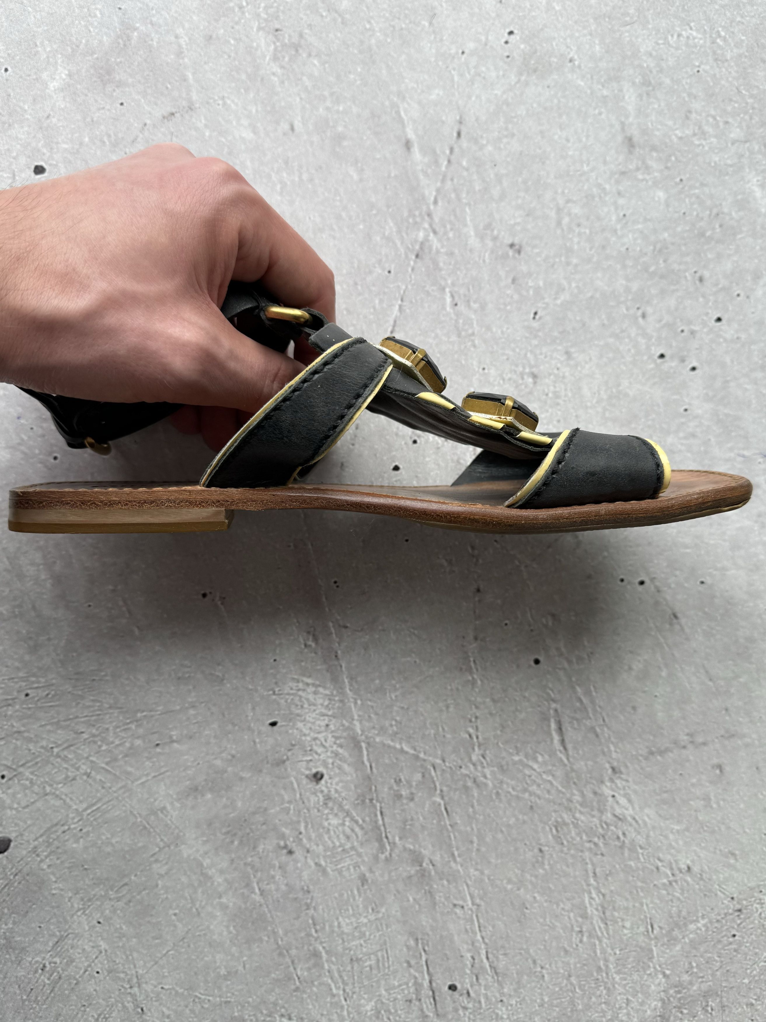 Miu Miu Miu Miu Vintage Worn Sandals Size US 6.5 / IT 36.5 - 9 Thumbnail