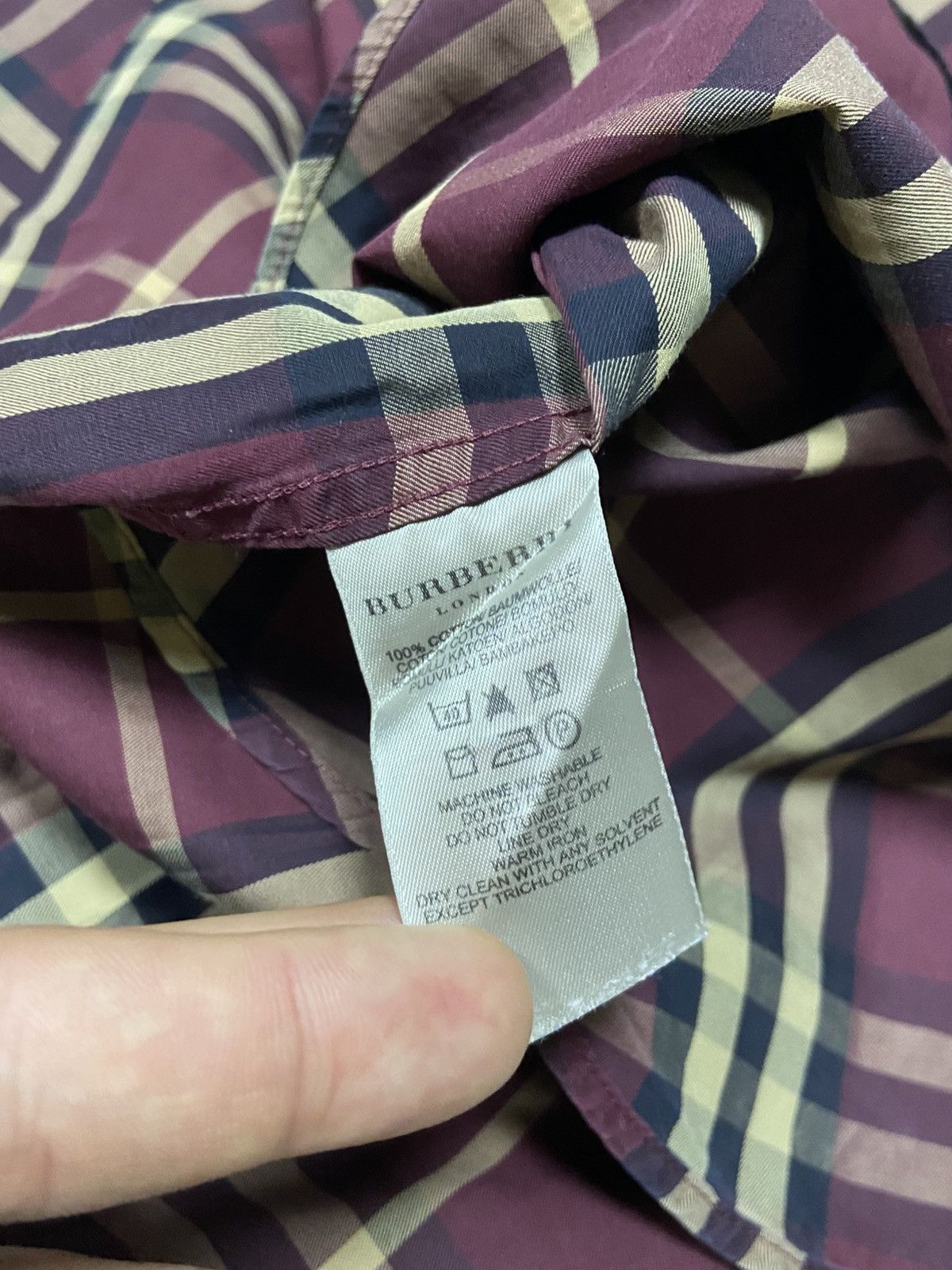Burberry Burberry Brit shirt nova check overprint vintage Size US M / EU 48-50 / 2 - 6 Thumbnail