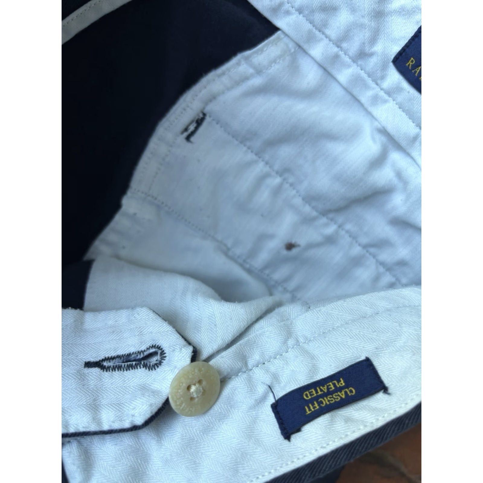 Polo Ralph Lauren Polo Ralph Lauren Chino Pants Classic Fit Pleated Blue Mens 33/30 Straight Size US XS / EU 42 / 0 - 5 Thumbnail