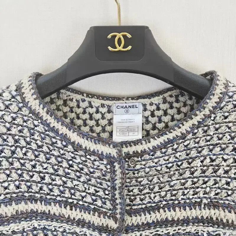 Chanel Chanel Multicolor Cotton Blend Cardigan . Size M / US 6-8 / IT 42-44 - 3 Thumbnail