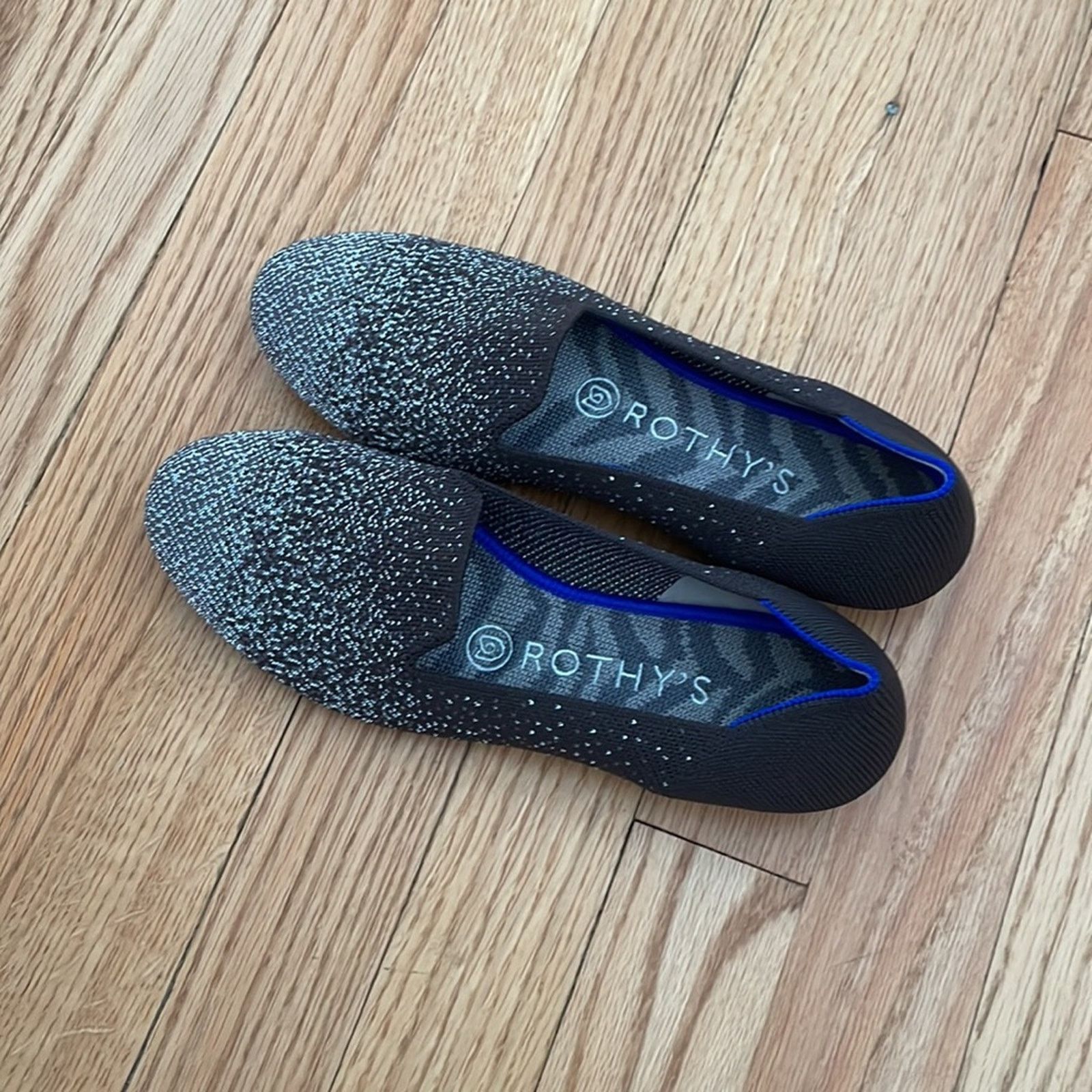 Other Rothy’s the Loafer in grey sparkles metallic dots size 7 Size US 7 / IT 37 - 5 Thumbnail