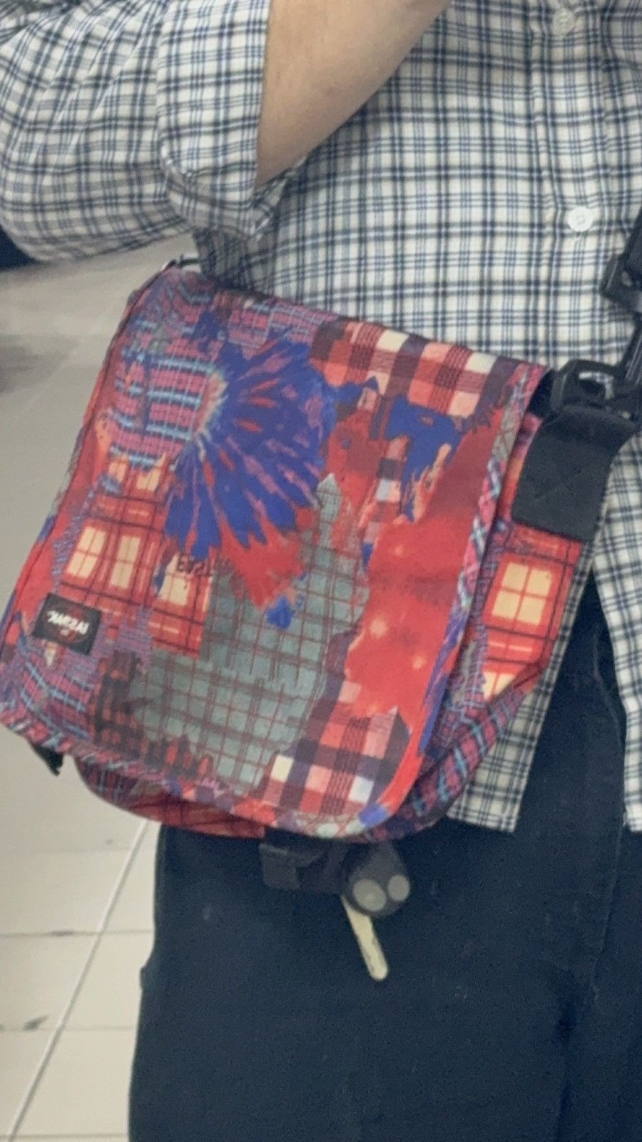 Eastpak Satoshi Nakamoto Style Eastpak Patchwork Crossbody Bag Size ONE SIZE - 13 Thumbnail