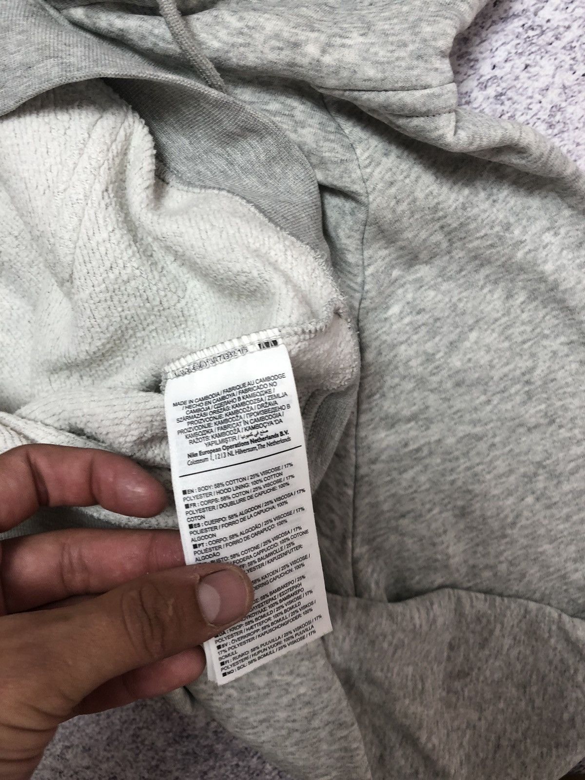 Japanese Brand Men’s hoodie Nike y2k drill sport size M Size US M / EU 48-50 / 2 - 6 Thumbnail