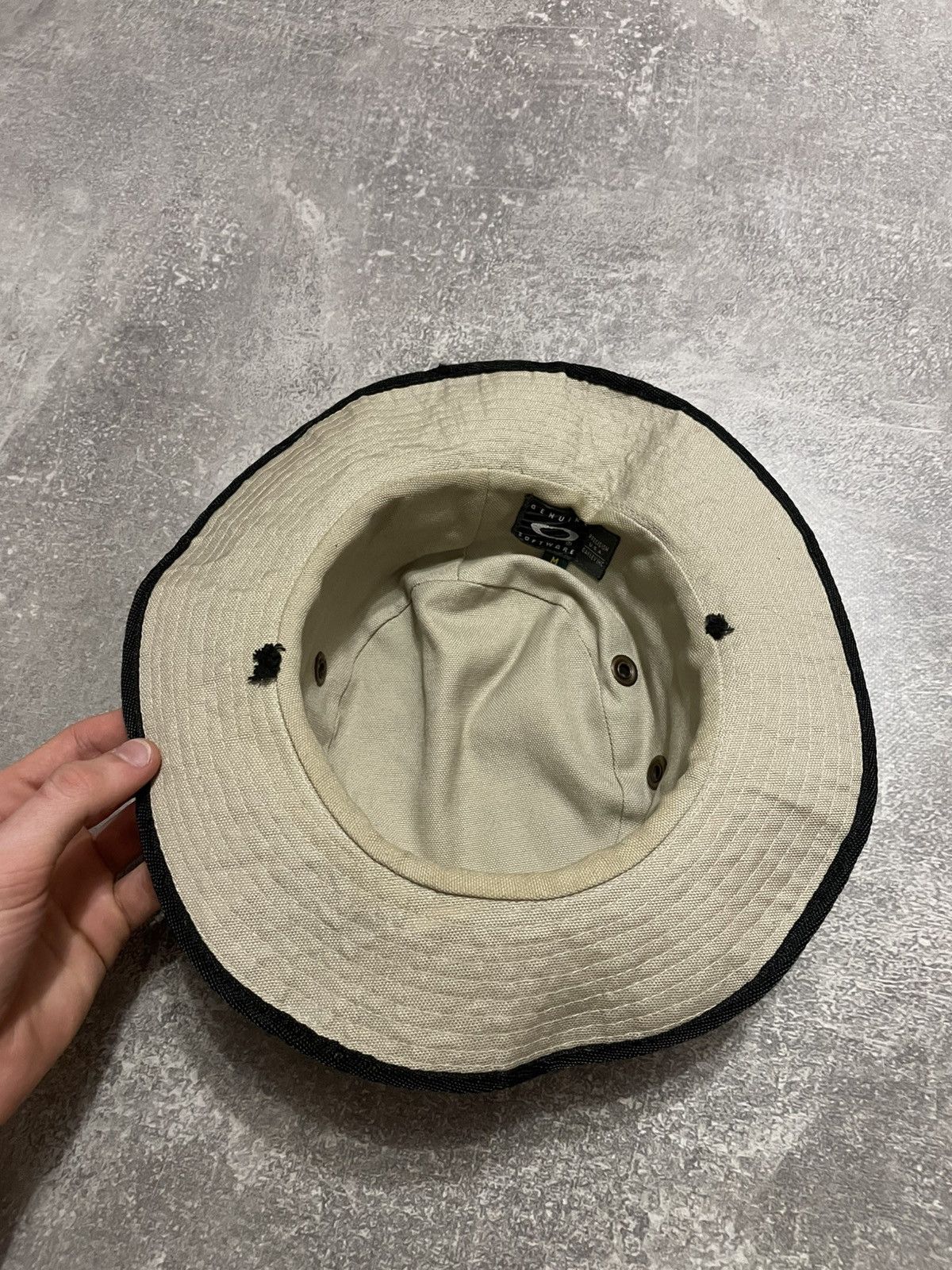 Oakley × Vintage Vintage Oakley Software Outdoor Panama Bucket Hat 90s Size ONE SIZE - 9 Thumbnail