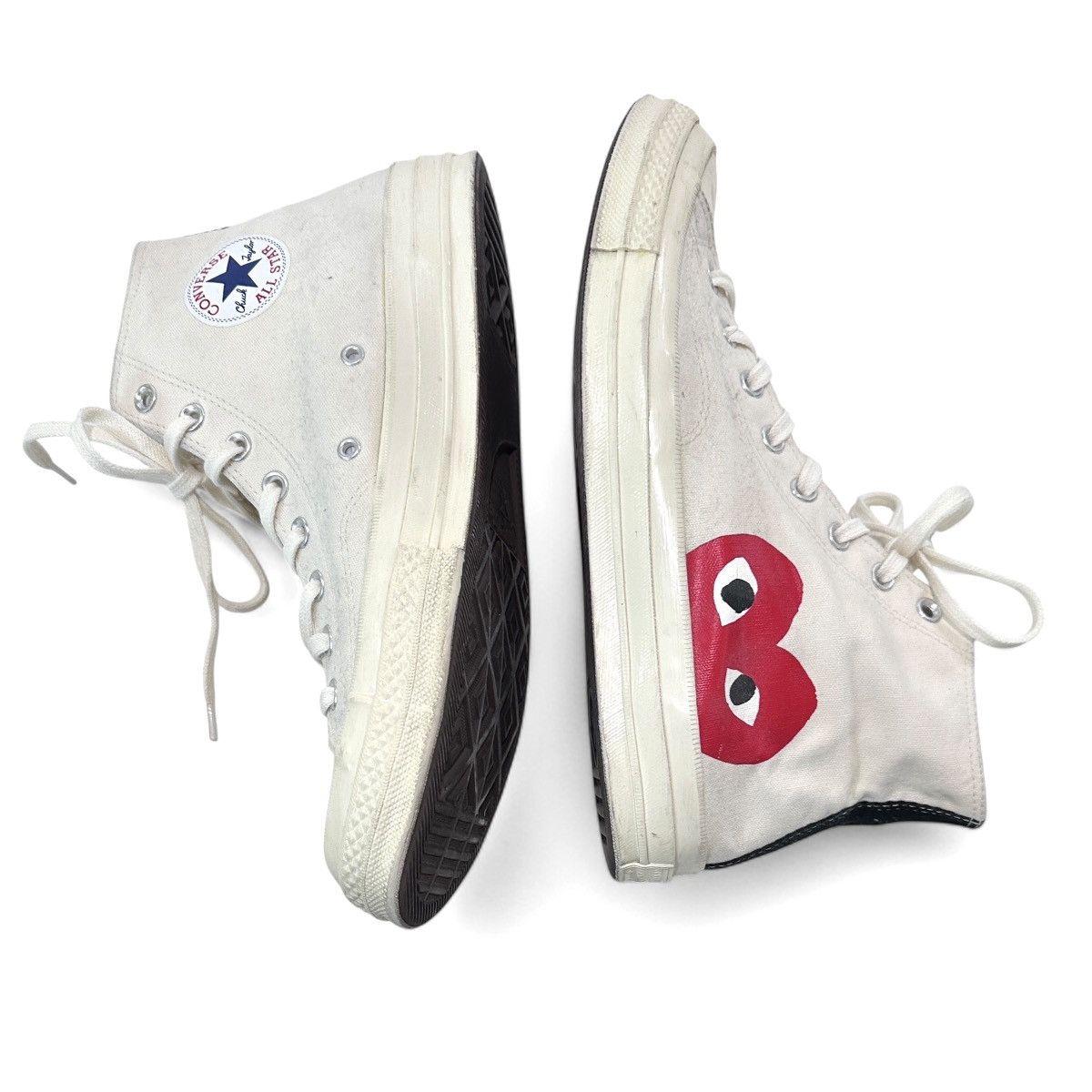 Comme des Garcons PLAY × Converse 150205C Converse Chuck Taylor All-Star 70s Ox Hi Size US 11 / EU 44 - 4 Thumbnail