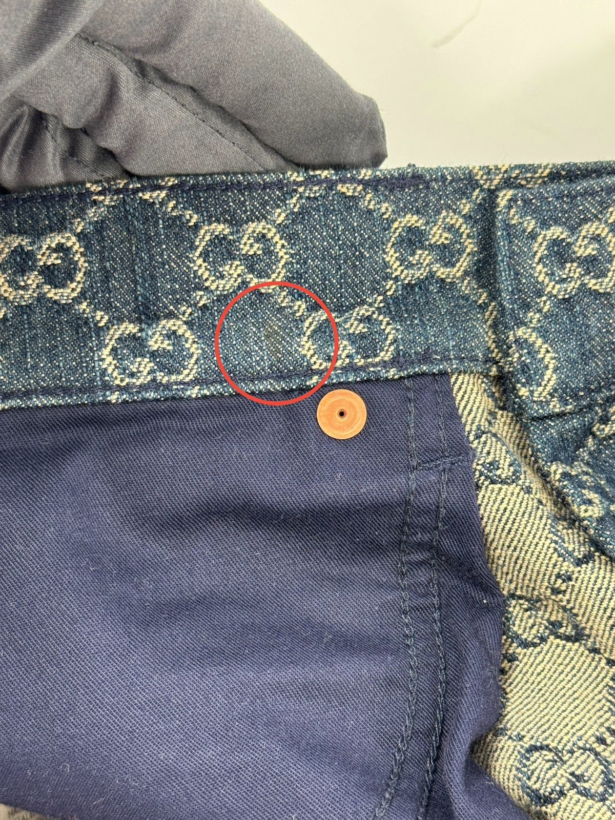 Gucci GG EMBROIDERED DENIM JEANS Size US 30 / EU 46 - 12 Thumbnail
