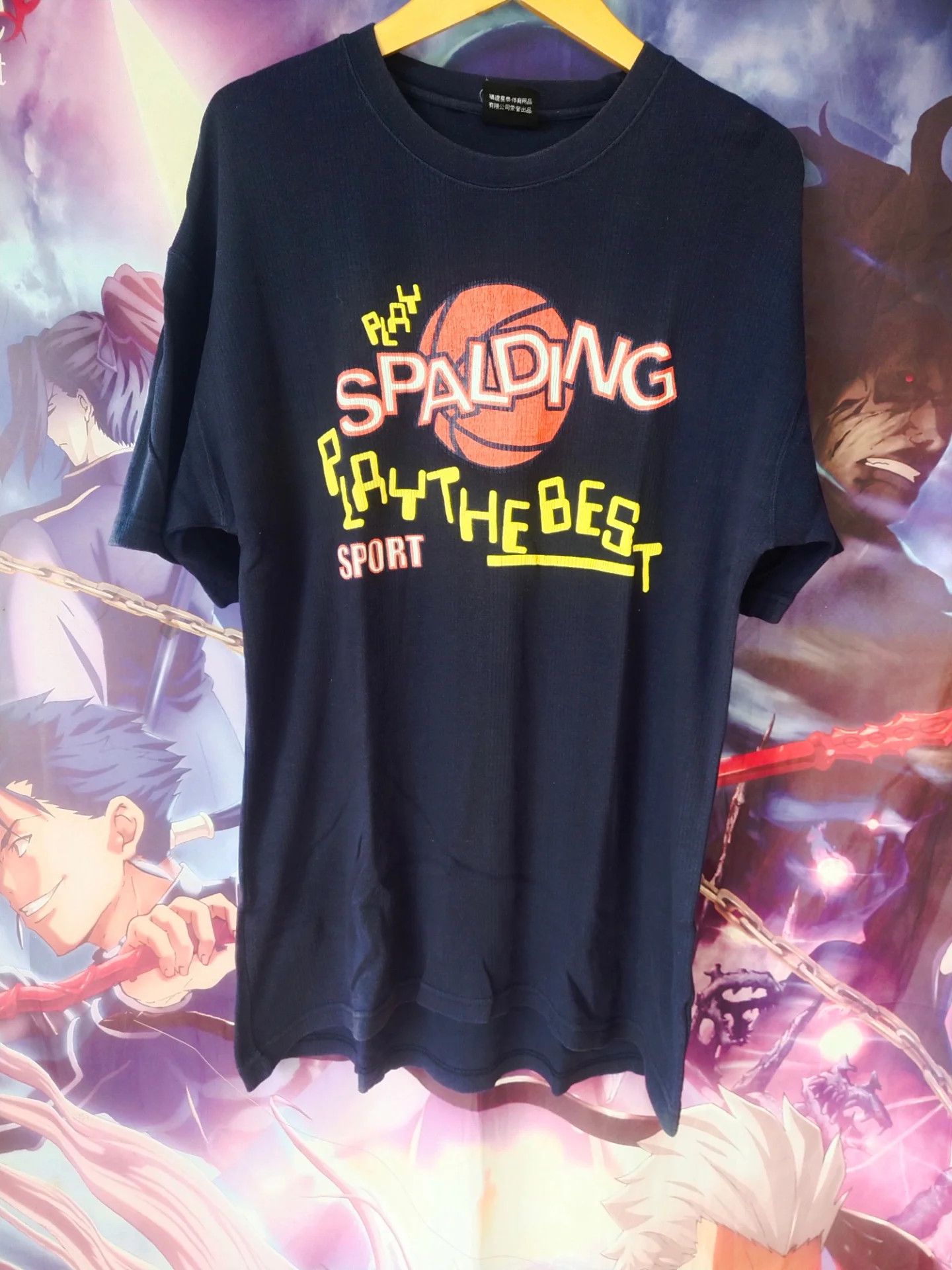 Spalding 1990s Vintage Spalding Basketball Art Tees Size US M / EU 48-50 / 2 - 1 Thumbnail