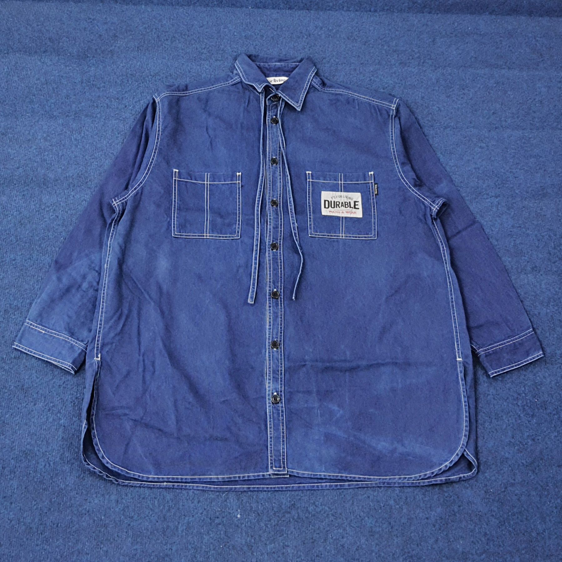 Y's Vintage Y's for Living by Yohji Corduroy Shacket C248N22 Size US XL / EU 56 / 4 - 1 Thumbnail