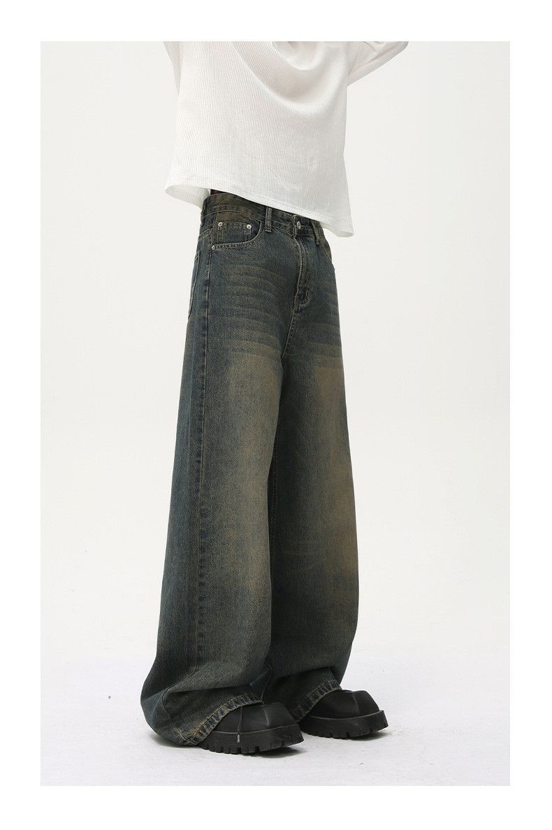 Japanese Brand × Jean Japanese retro distressed retro casual versatile jeans Size US 32 / EU 48 - 4 Thumbnail