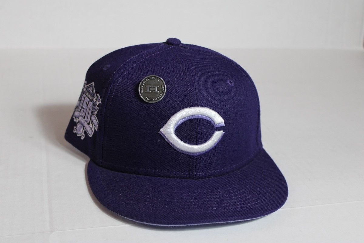 New Era Hat Club Lavender Pack Cincinnati Reds Hat Size ONE SIZE - 2 Thumbnail