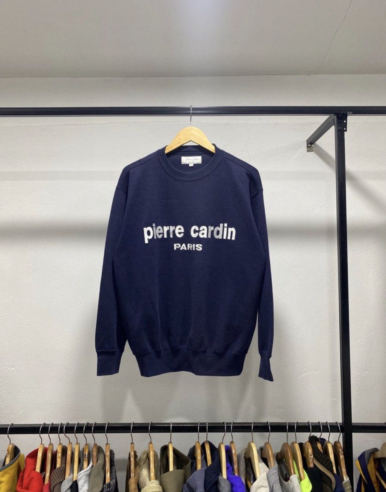 Designer × Pierre Cardin × Vintage 🚨FINAL DROP🚨 Pierre Cardin Crewneck Sweater Spellout 80s 90s Size US M / EU 48-50 / 2 - 2 Thumbnail