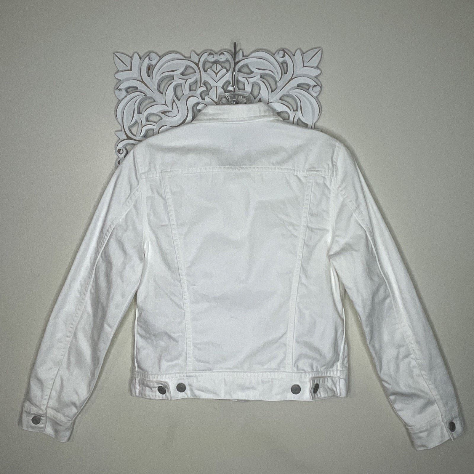 J.Crew J.CREW DENIM size S Jacket COTTON Long Sleeves WHITE Size S / US 4 / IT 40 - 12 Thumbnail