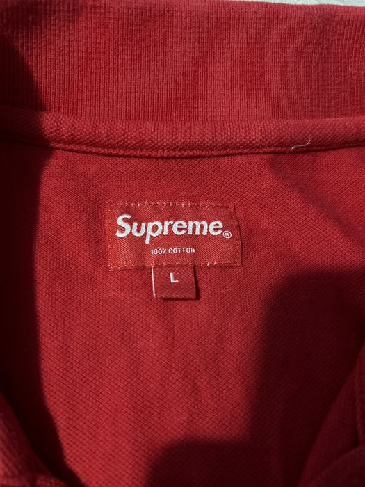 Supreme Supreme S Logo Polo Red | Grailed