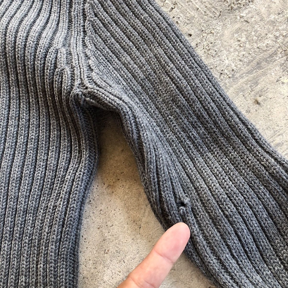 Y's × Yohji Yamamoto Y’S Yohji Yamamoto Stretchable Zipper Wool Sweater Size S / US 4 / IT 40 - 5 Thumbnail