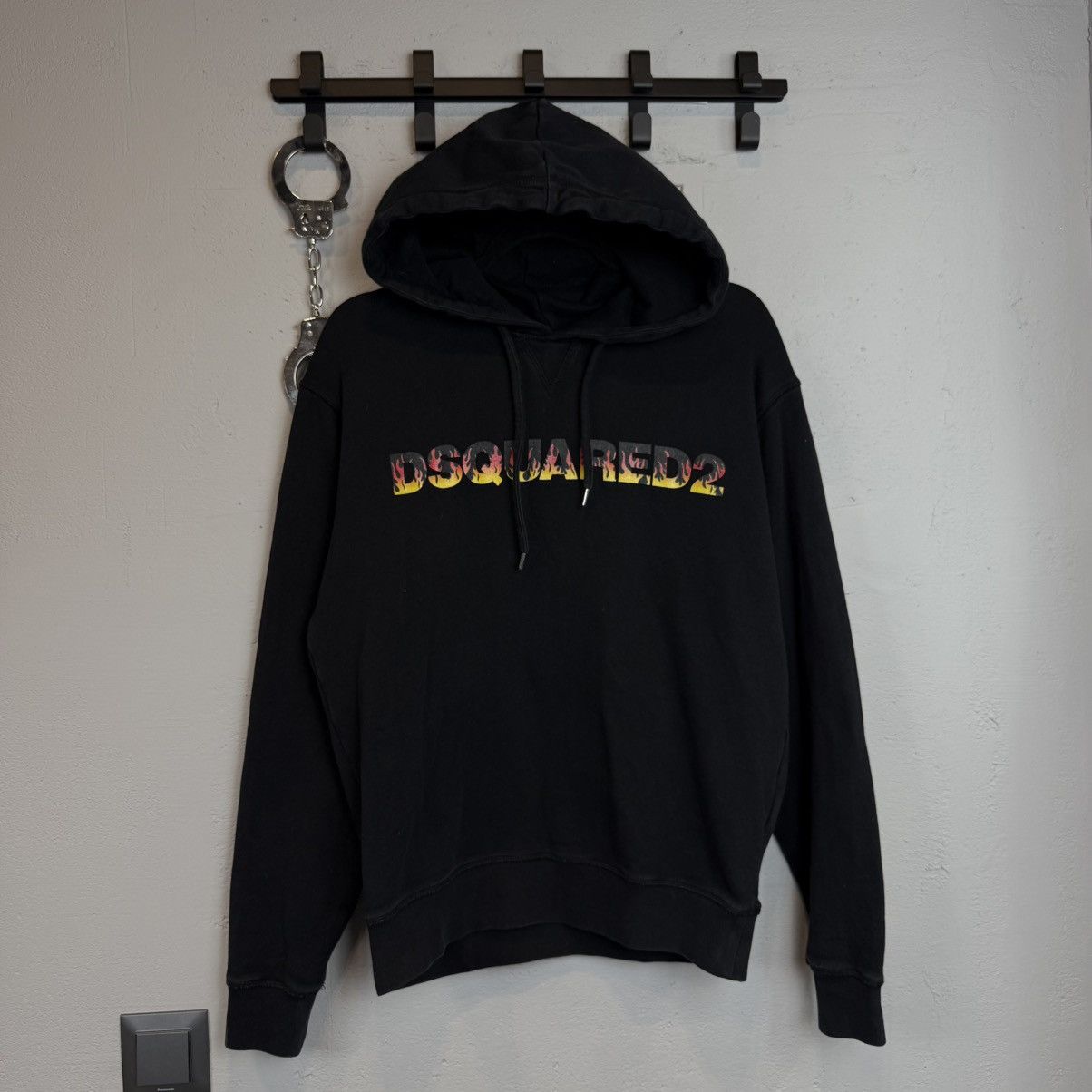 Dsquared2 Vintage Dsquared2 Hoodie Fire Size US S / EU 44-46 / 1 - 1 Thumbnail