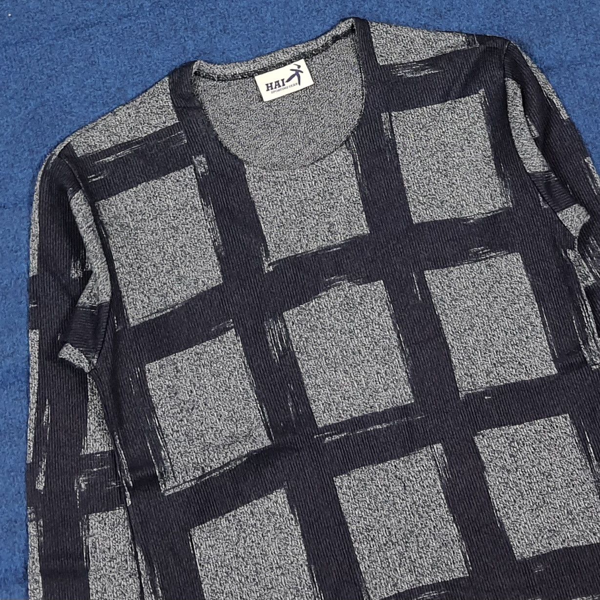 Hai Sporting Gear Vintage HAI Sporting Gear Blend Knit Textured Plaid C294N54 Size S / US 4 / IT 40 - 2 Thumbnail