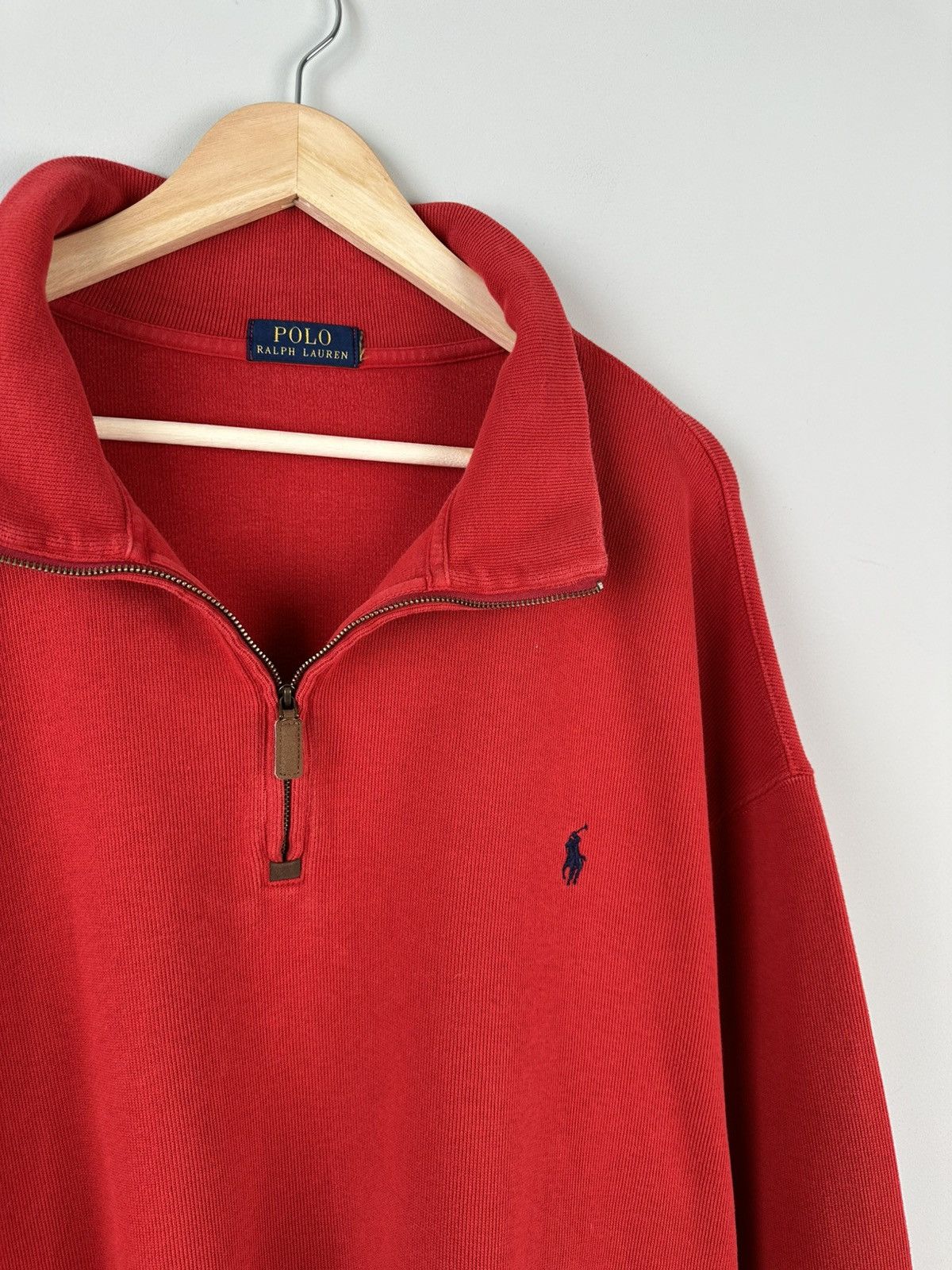Polo Ralph Lauren Polo Ralph Lauren Oversized 1/4 Zip Sweater Size US XL / EU 56 / 4 - 3 Thumbnail
