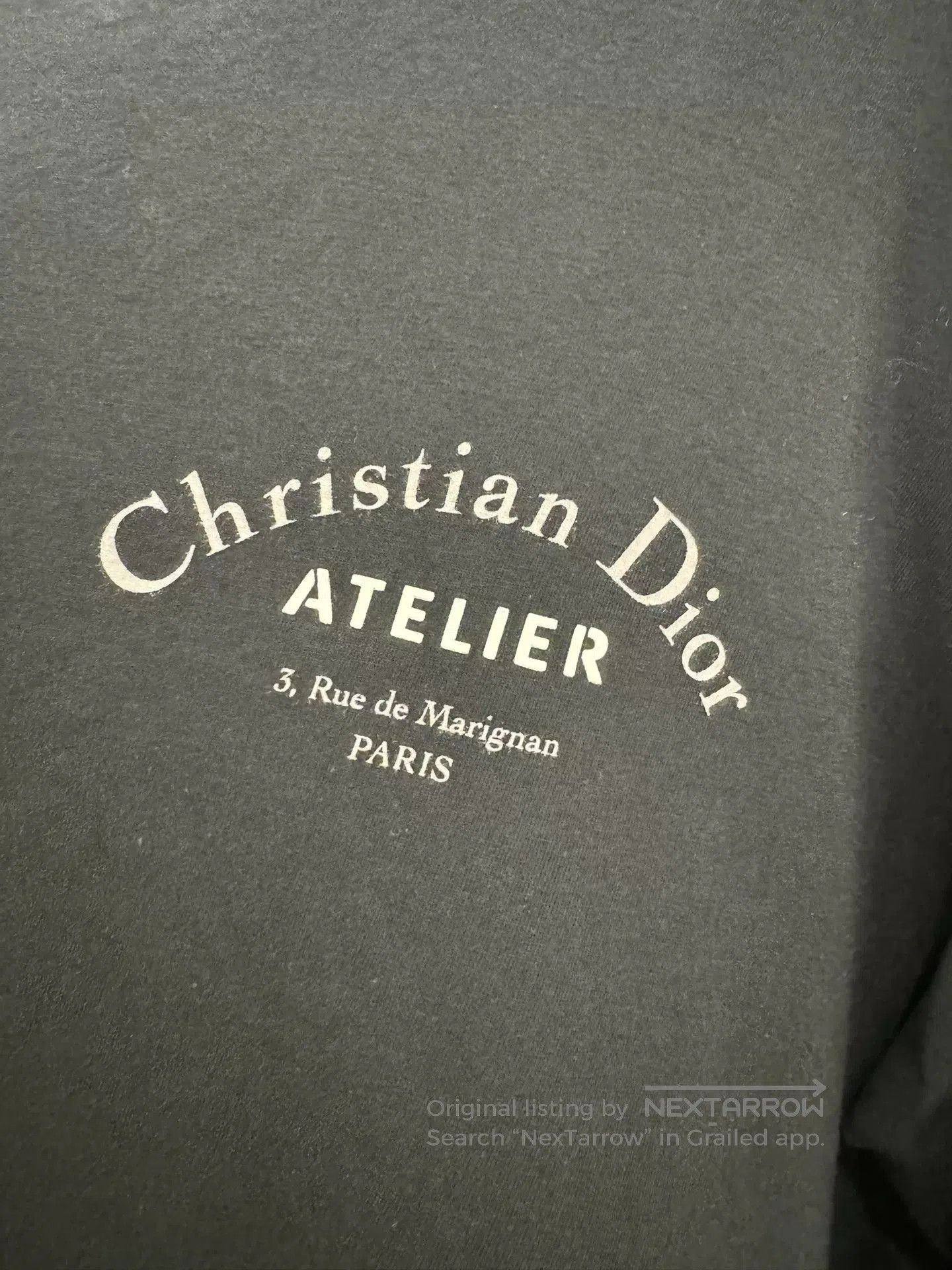 Dior Dior Black Slogan Logo Long. Size XL / US 12-14 / IT 48-50 - 4 Thumbnail