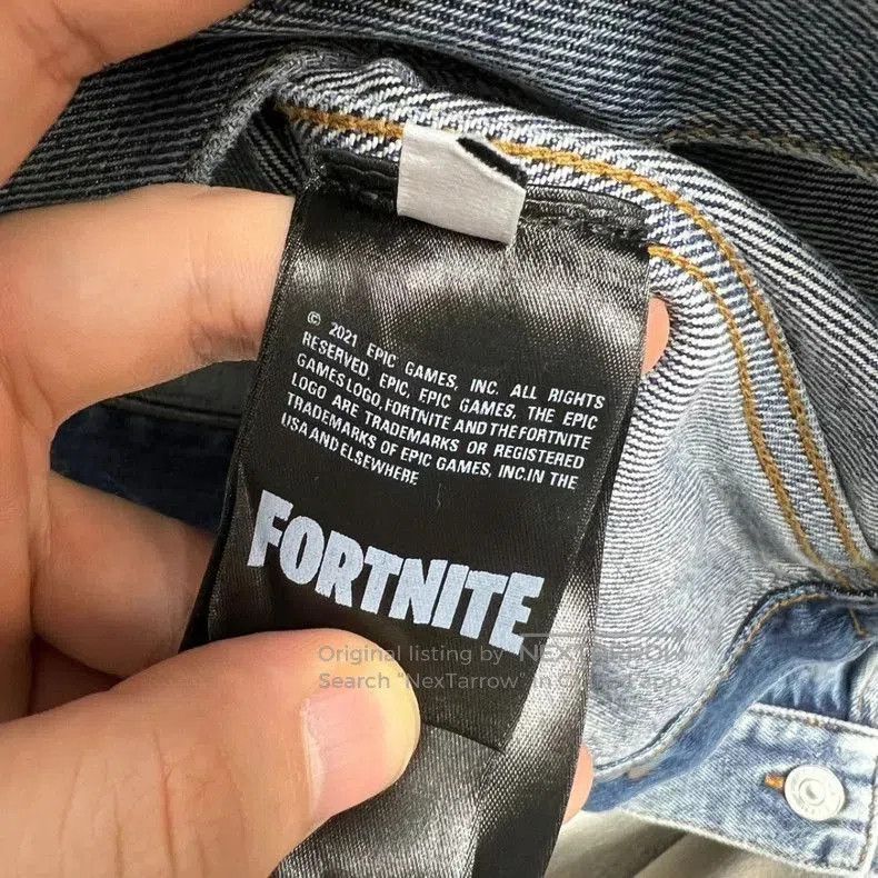 Balenciaga Balenciaga Fortnite Denim Jacket Limited. Size US XS / EU 42 / 0 - 3 Thumbnail