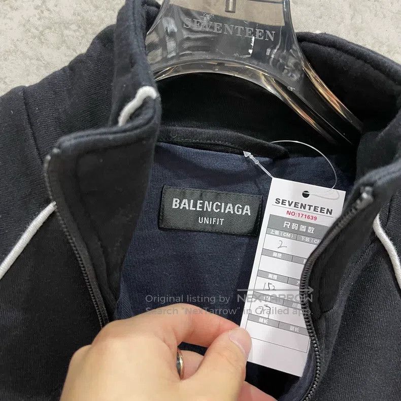 Balenciaga Balenciaga 3B-Logo embroidered line sports jacket Size US M / EU 48-50 / 2 - 3 Thumbnail