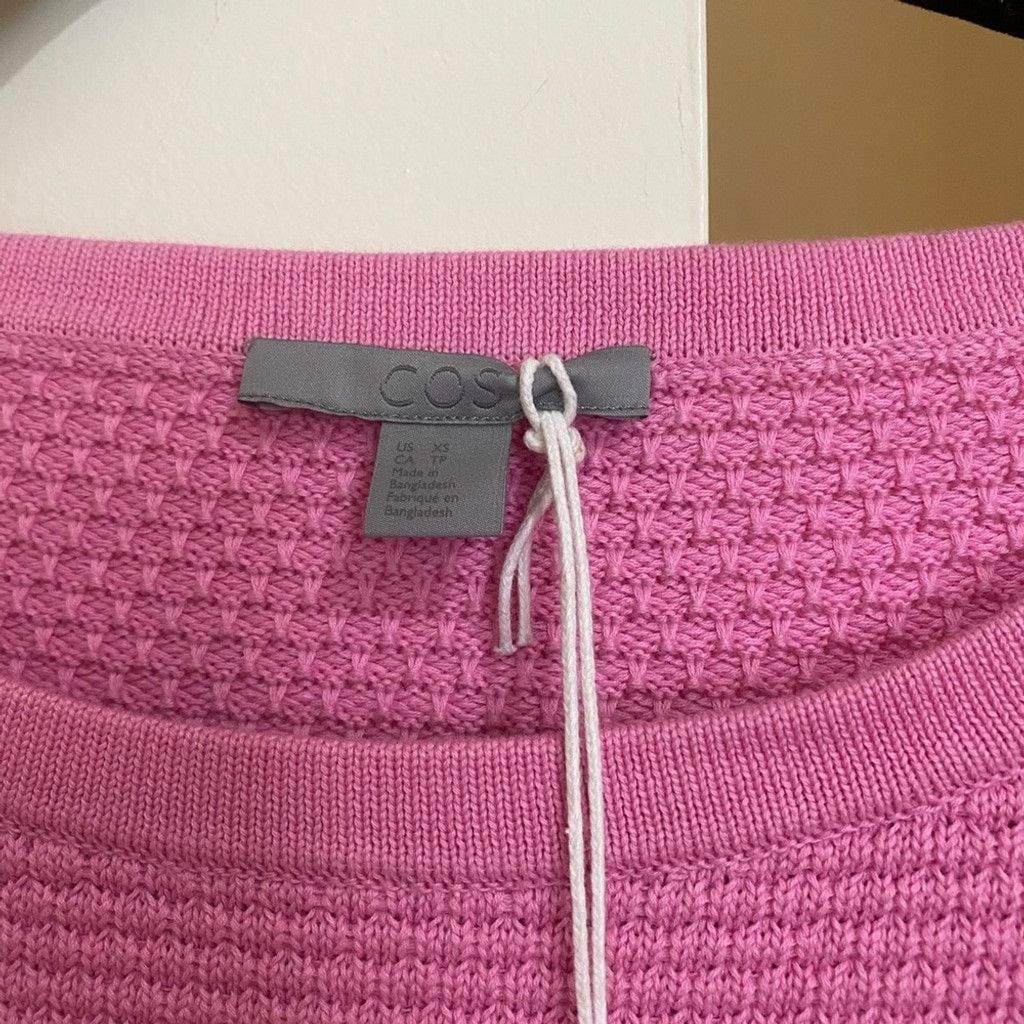 Cos COS Knit Bubblegum Pink Sweater Size XS / US 0-2 / IT 36-38 - 4 Thumbnail