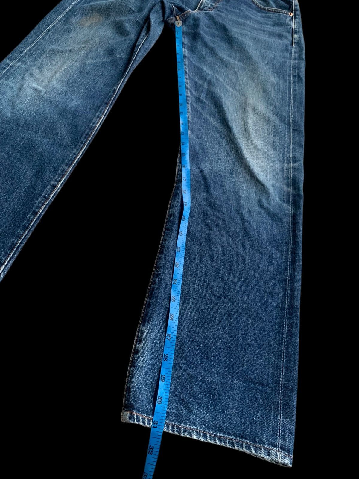 Japanese Brand Vintage Levi's J22 Selvedge Distressed Denim Made In Japan Size US 32 / EU 48 - 24 Thumbnail