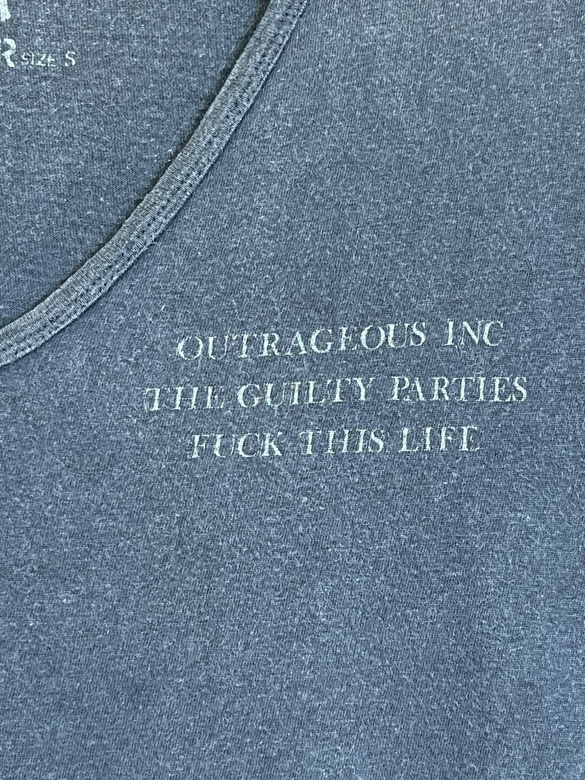 Wacko Maria THE GUILTY PARTIES wacko maria fxck this life faded t shirt Size US S / EU 44-46 / 1 - 3 Thumbnail