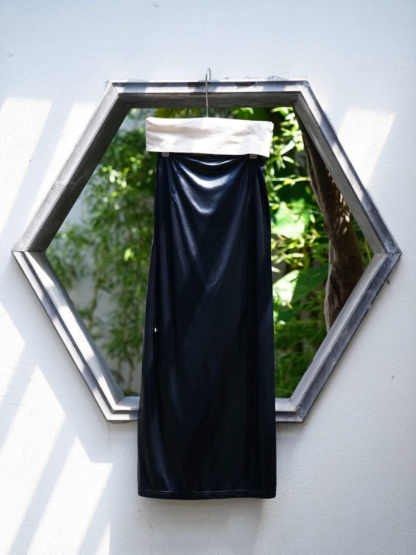 Fendi Fendi Vintage Special Leather-Like Wrap Skirt Size 30" / US 8 / IT 44 - 2 Thumbnail