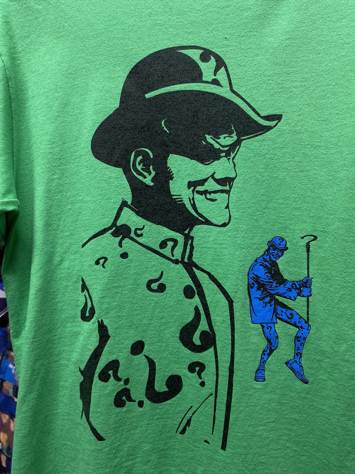 Vintage 90’s Vintage Riddler Batman DC Comics Tee Shirt Medium Size US M / EU 48-50 / 2 - 2 Thumbnail