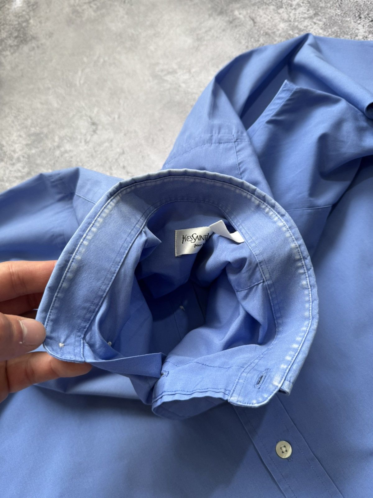 Yves Saint Laurent Vintage Yves Saint Laurent YSL Shirt Size US L / EU 52-54 / 3 - 12 Thumbnail