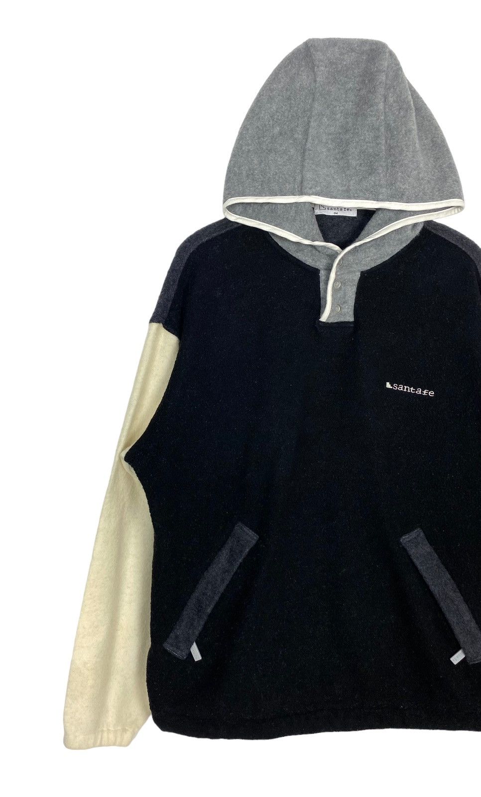 Japanese Brand Rare‼️ Santafe Hoodie Colour Block Made in Japan Size US L / EU 52-54 / 3 - 2 Thumbnail