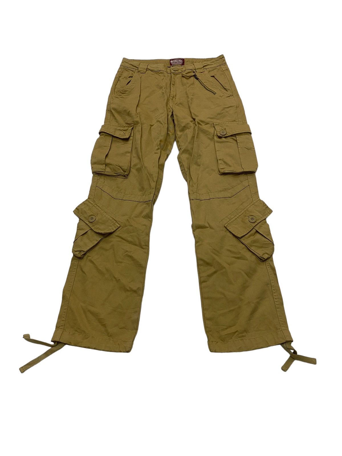 Japanese Brand Japanese Brand Match & Stick Multi-Pocket Cargo Pants Size US 31 - 4 Thumbnail