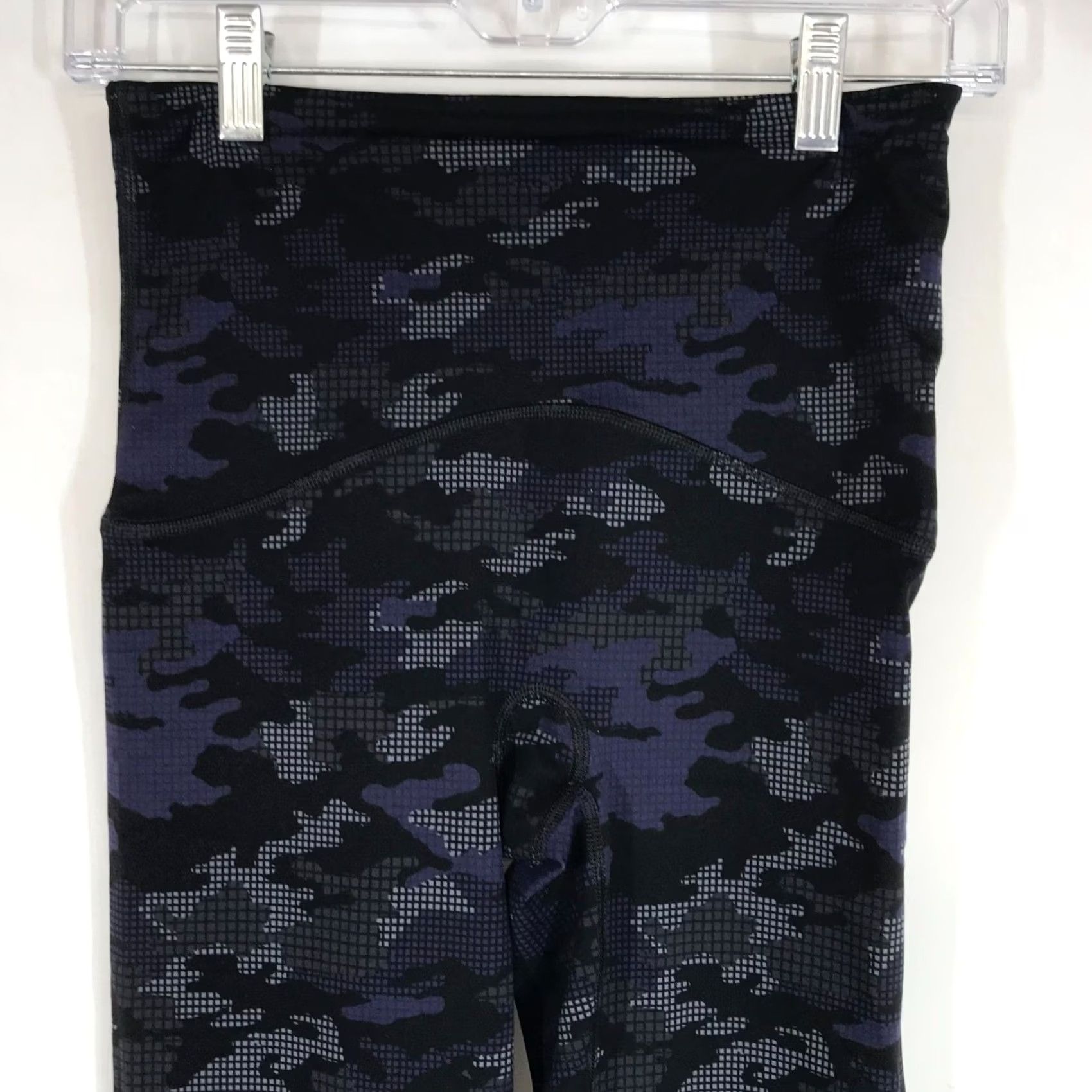 Spanx SPANX BY SARA BLAKELY Leggings Womens Medium BLACK & BLUE Nylon Blend Size 32" / US 10 / IT 46 - 2 Thumbnail
