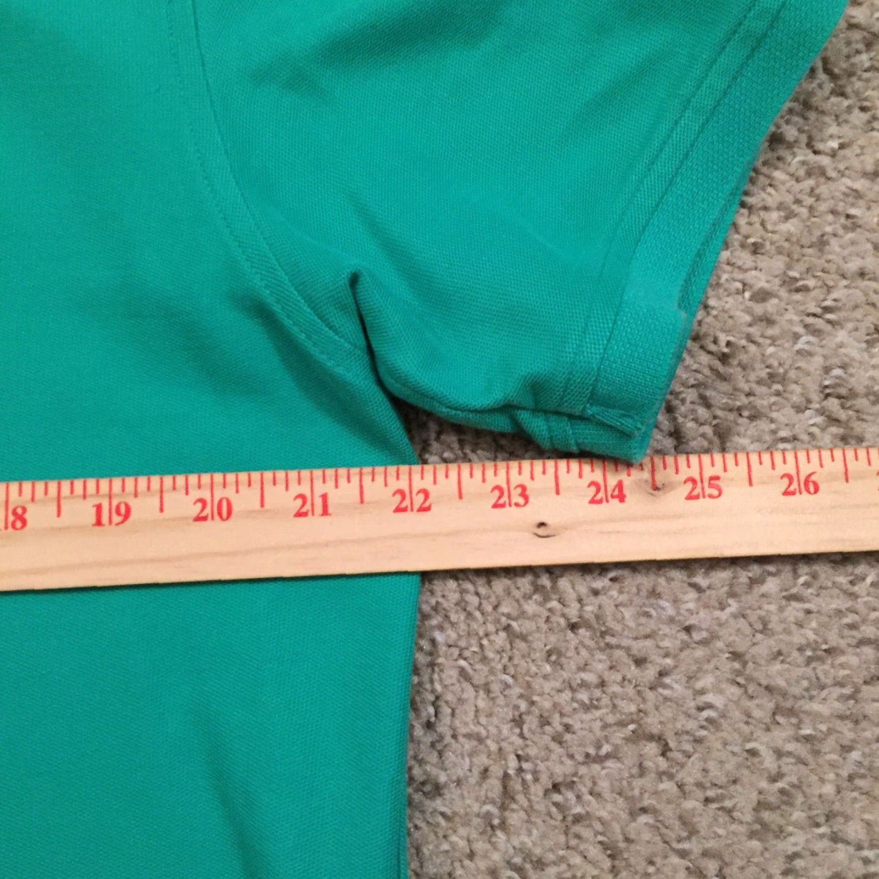 Izod Izod Polo Shirt Mens L Green Knit Short Sleeve Polo Men Size L Green Knit Solid Polo Shirt Mens Green IZOD Short Sleeve Polo shirt Size US L / EU 52-54 / 3 - 7 Thumbnail