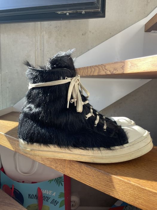 Rick Owens Rick Owens Pony Hair Ramones Grailed