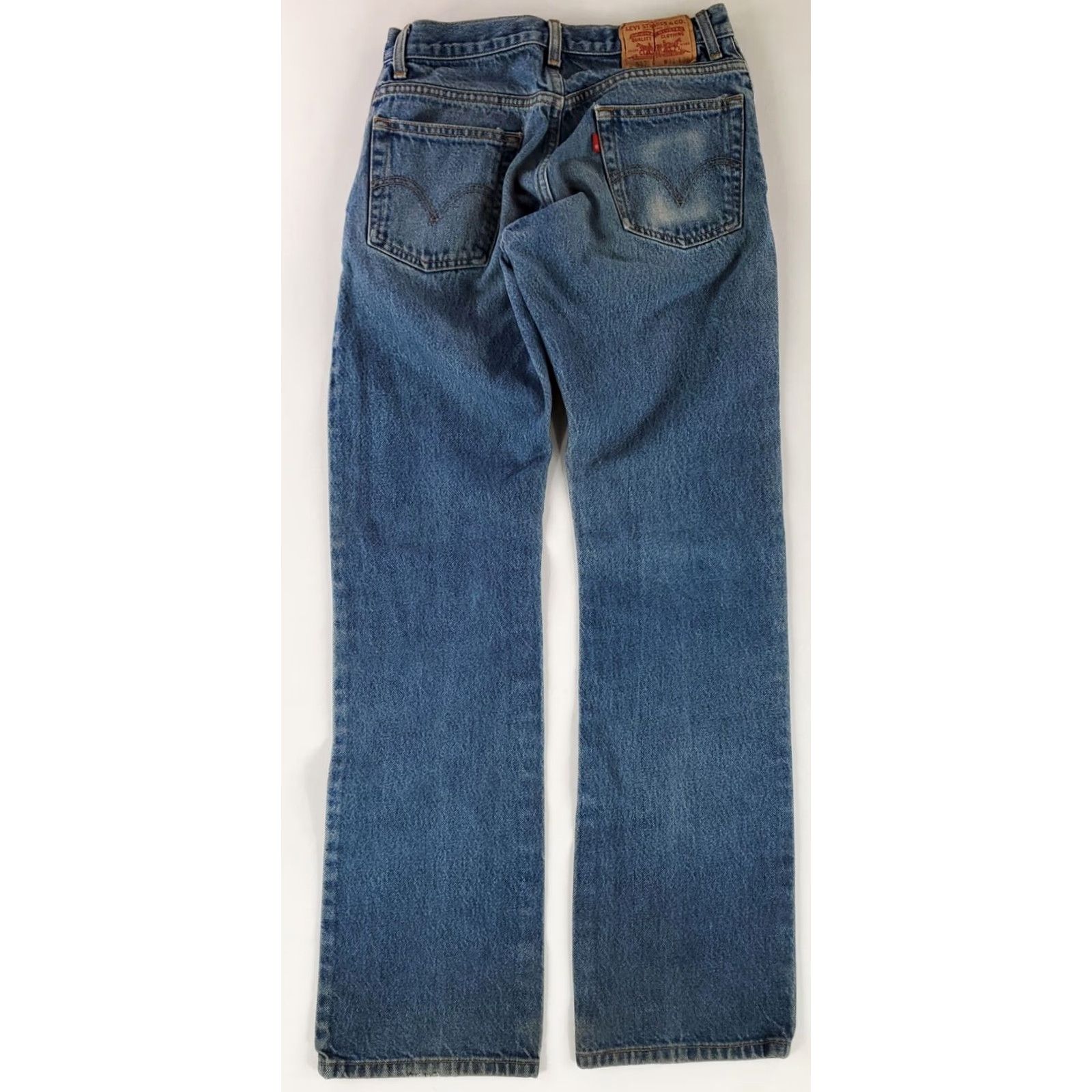Levi's Levi's 517 Jeans Boot Cut Blue Mens 30 Inseam 35 Bootcut Jeans 30x35 Actual Men Blue 517 Jeans Boot Cut Mens 30x35 31x36 (30x35) Size US 30 / EU 46 - 7 Thumbnail