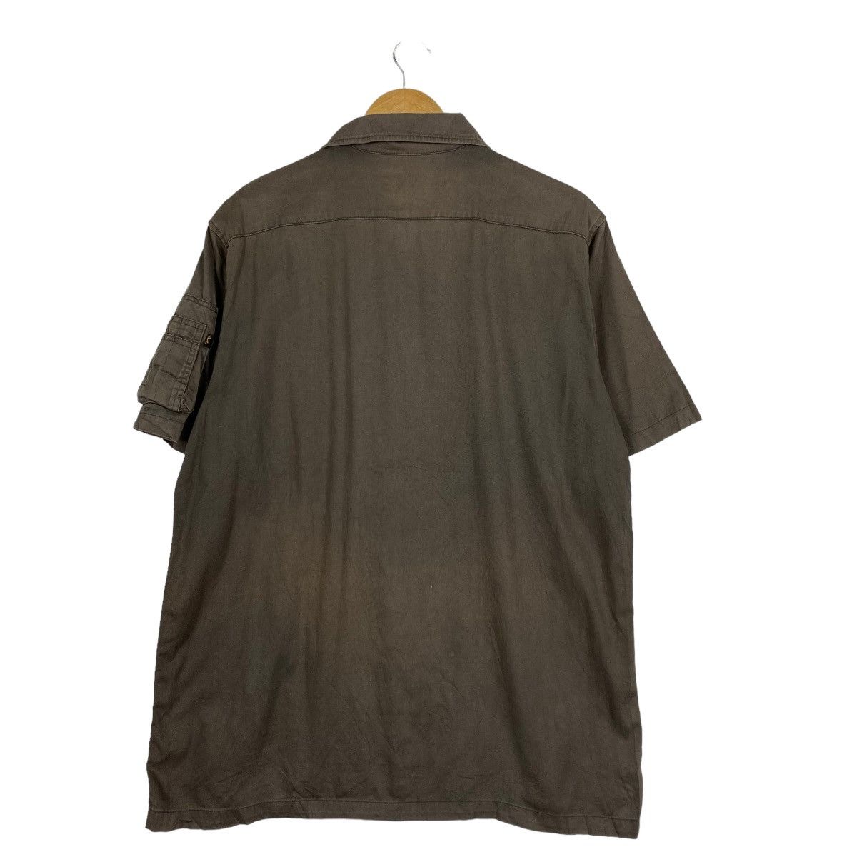 Alpha Industries ALPHA INDUSTRIES Olive Green Cotton Blend Shortsleeve Size US M / EU 48-50 / 2 - 8 Thumbnail