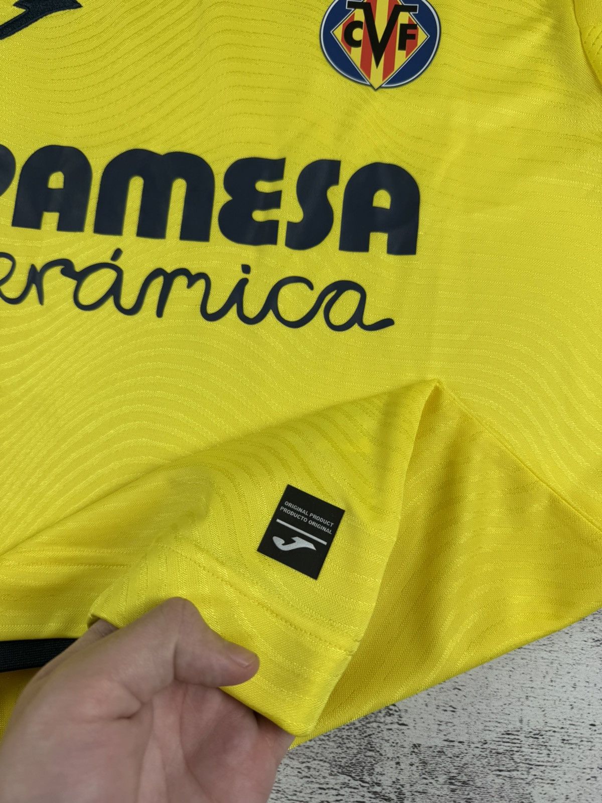Joma Villareal 2023/2024 Home La Liga Football Jersey Shirt Tee Size US L / EU 52-54 / 3 - 10 Thumbnail