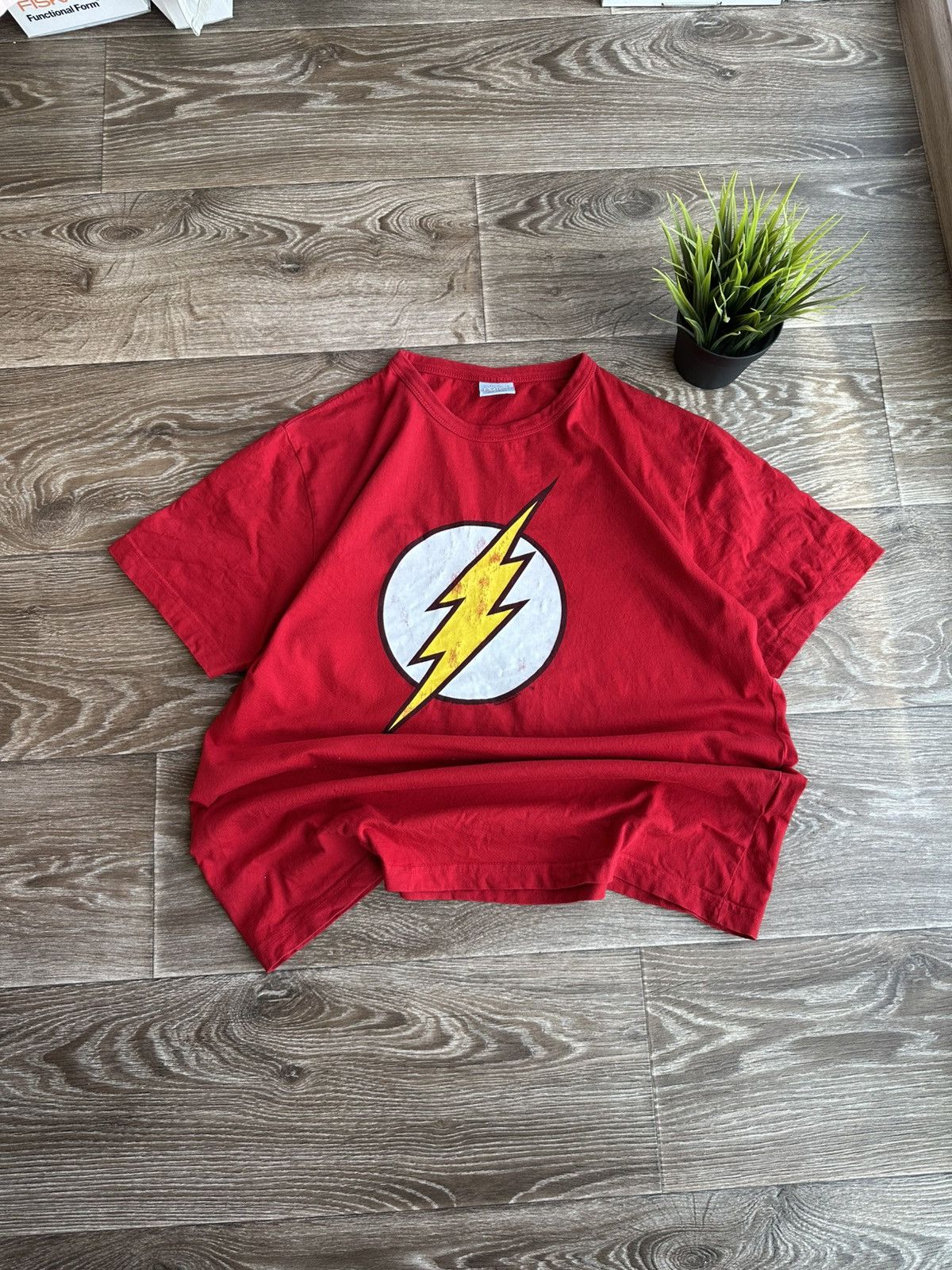 DC Comics 🔥 2000s Flash DC Comics T Shirt Vintage Movie Tee Cartoon Size US XL / EU 56 / 4 - 1 Thumbnail