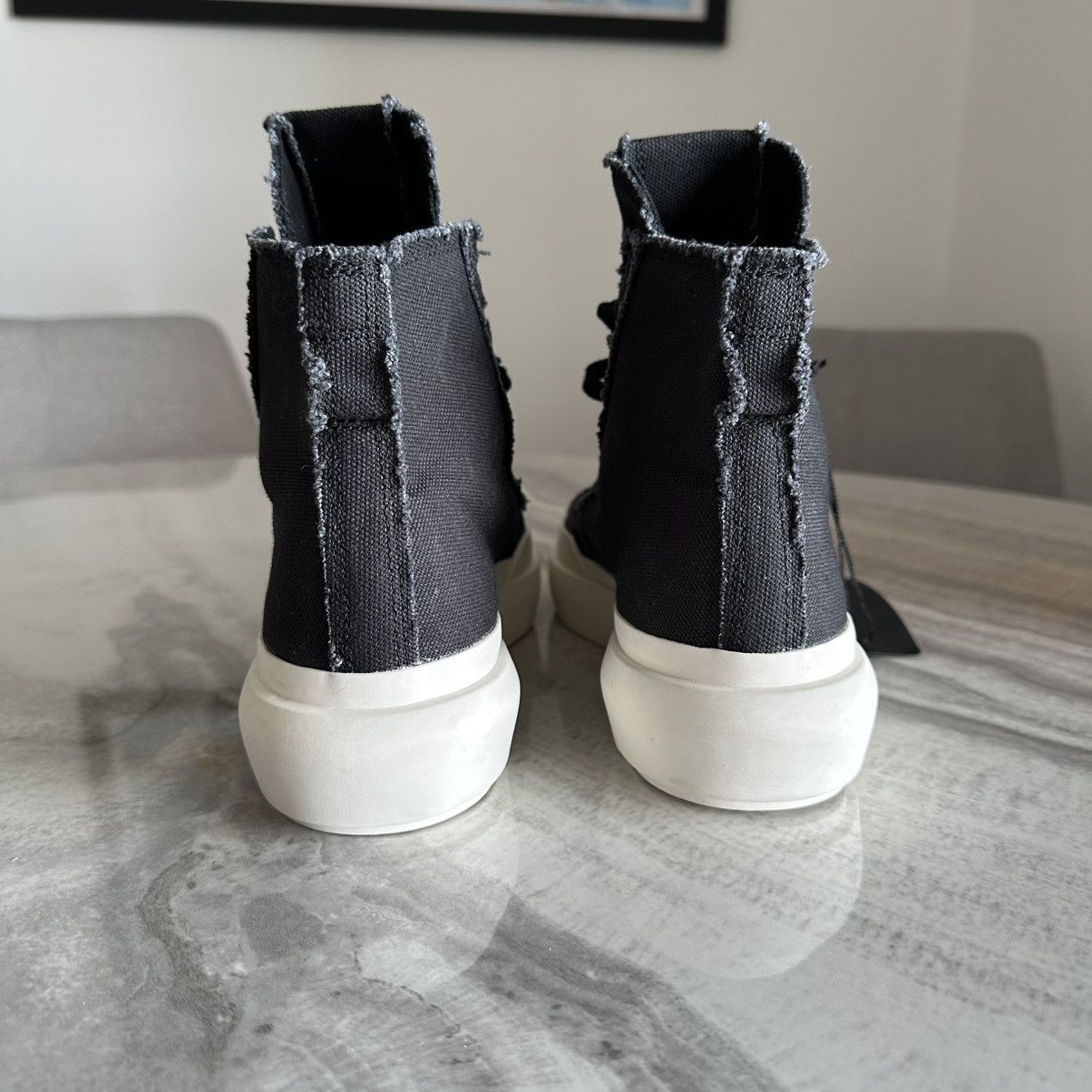 Adidas × Y-3 Adidas Yohji Yamamoto Y-3 Nizza High Black Off-White Sneaker Size US 6 / EU 39 - 8 Thumbnail