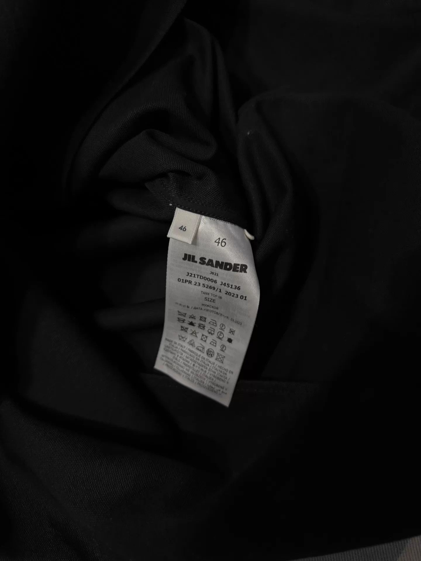 Jil Sander JIL SANDER Black Sleeveless Loose Knee-Up Dress 95New Size L / US 10 / IT 46 - 4 Thumbnail