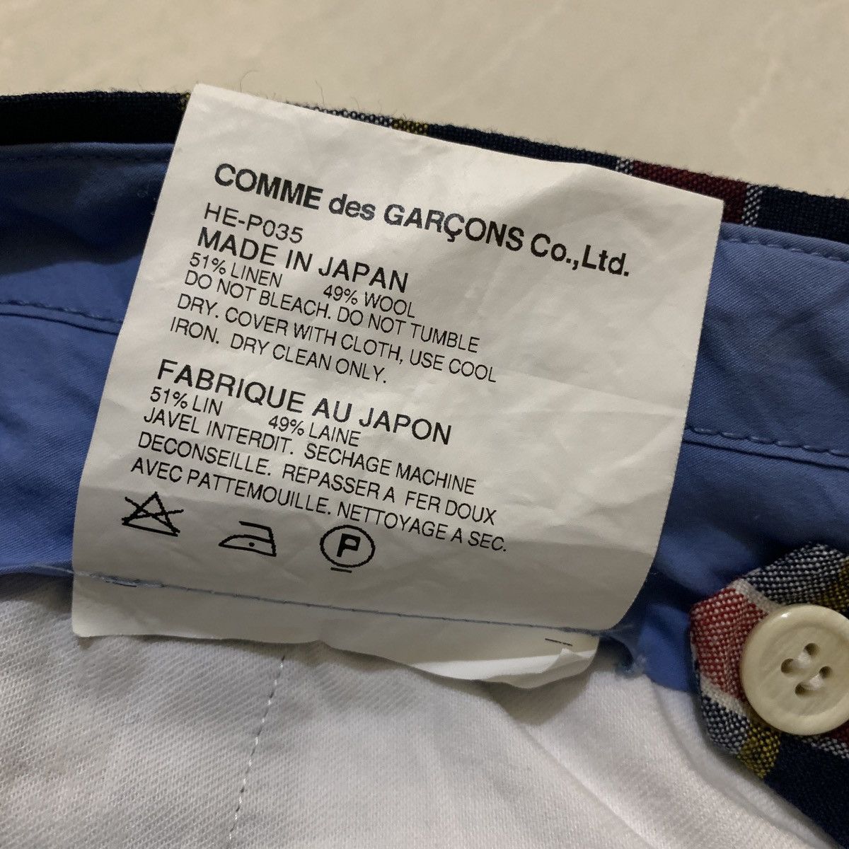 Comme des Garcons COMME des GARCONS Homme Ad2008 Plaid Half Pants Size US 29 - 6 Thumbnail
