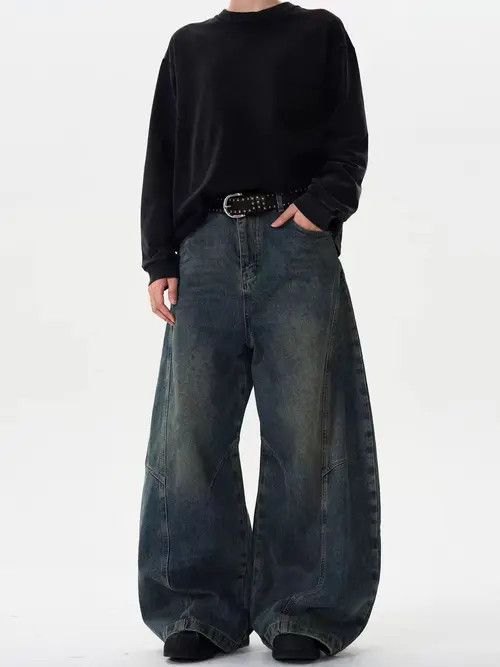 Other baggy vintage wash machete street hip hop y2k jeans Size US 32 / EU 48 - 2 Thumbnail
