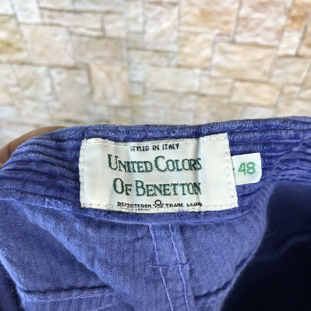 United Colors Of Benetton United Colors Of Benetton Blue Conduroy Pants #A1166 Size 24" / US 00 / IT 34 - 16 Thumbnail