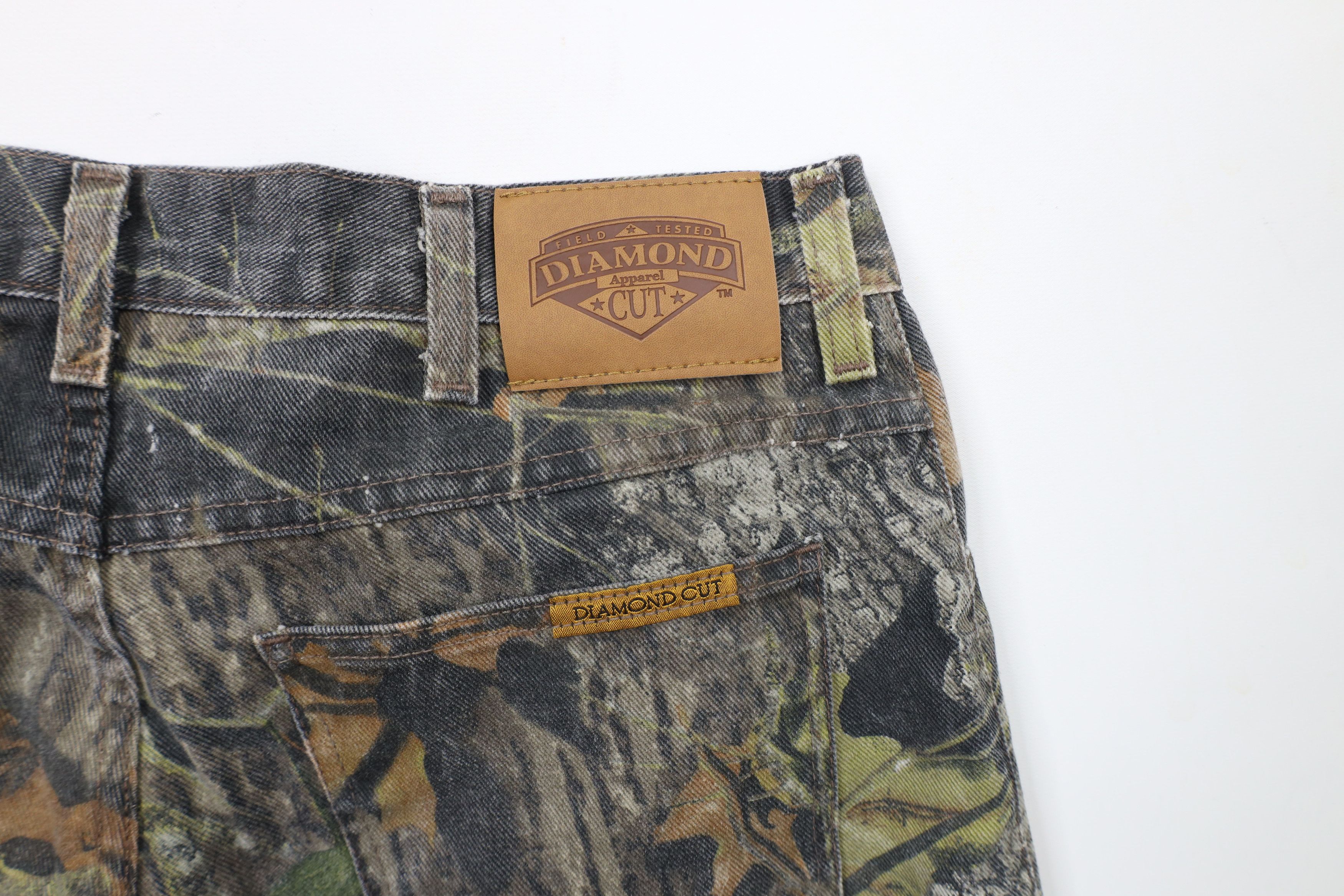 Vintage Vintage 90s Streetwear Camouflage Gusseted Denim Jeans Size US 32 / EU 48 - 12 Thumbnail