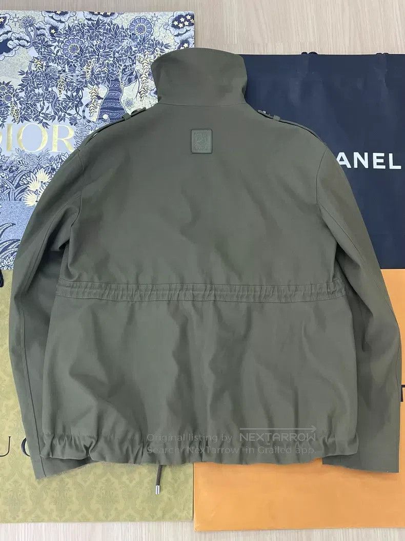 Loewe Loewe Military green four-pocket zippered windbreaker jack Size XXS / US 00 / IT 34 - 3 Thumbnail