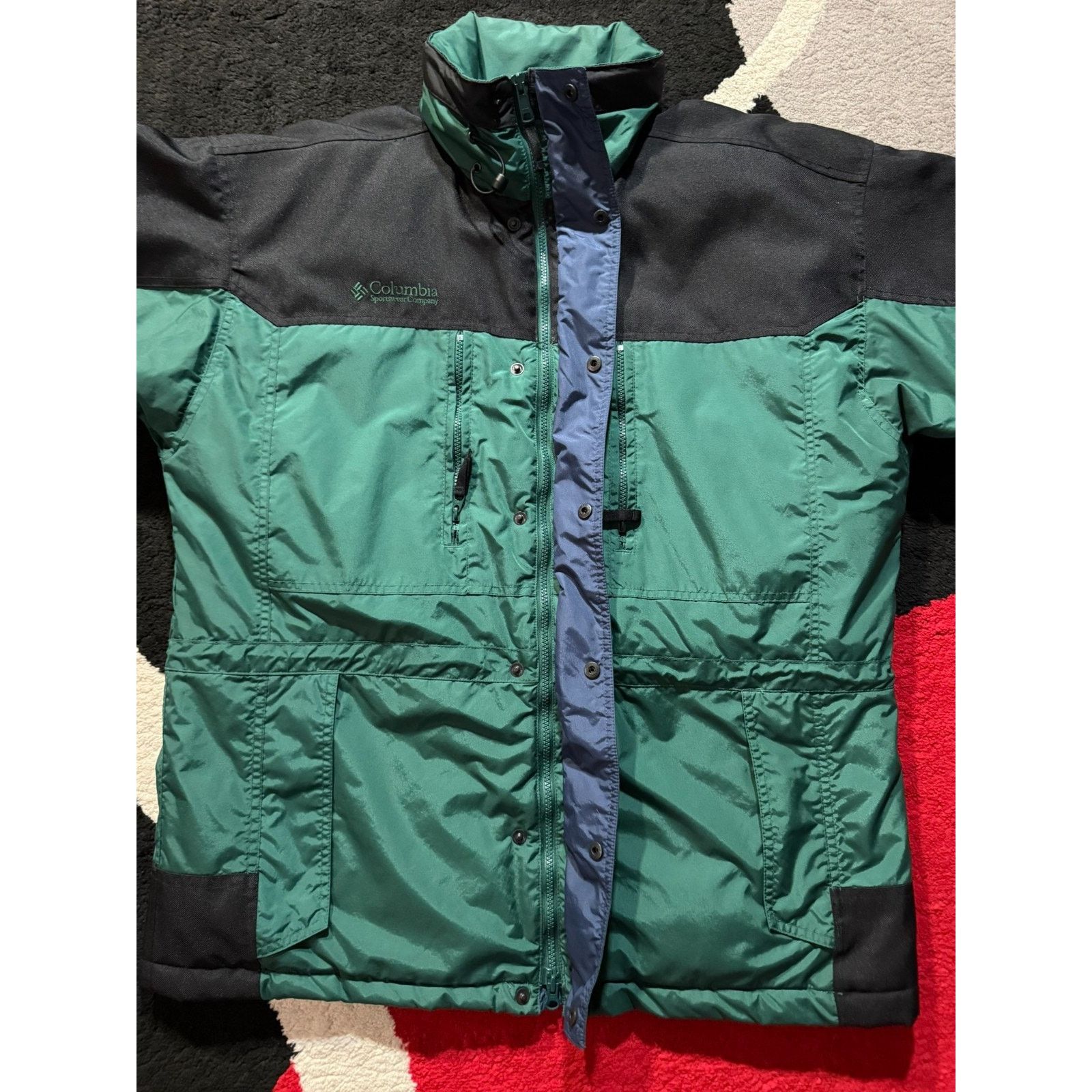 Columbia Vintage Columbia Bugaboo Jacket Green Black 90s Men’s Large Size US L / EU 52-54 / 3 - 9 Thumbnail
